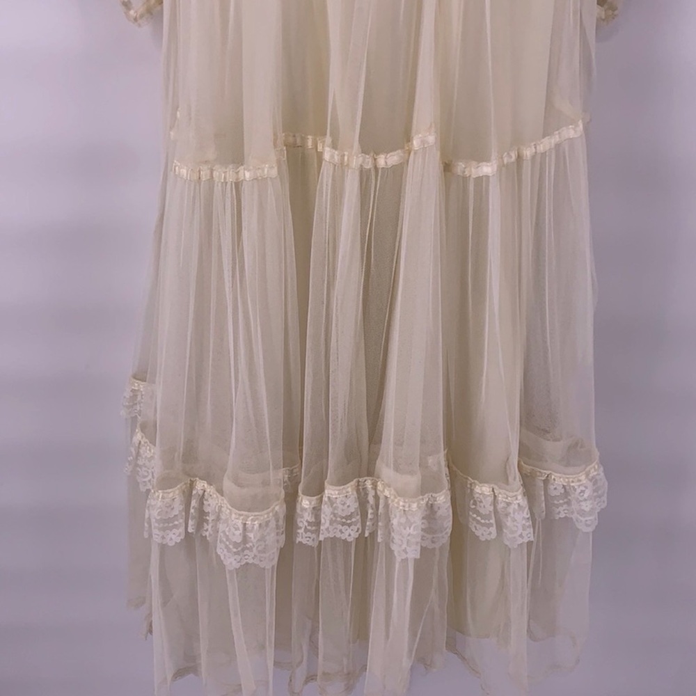 Gunne Sax Cream Lace Dress - Picture 4 of 14